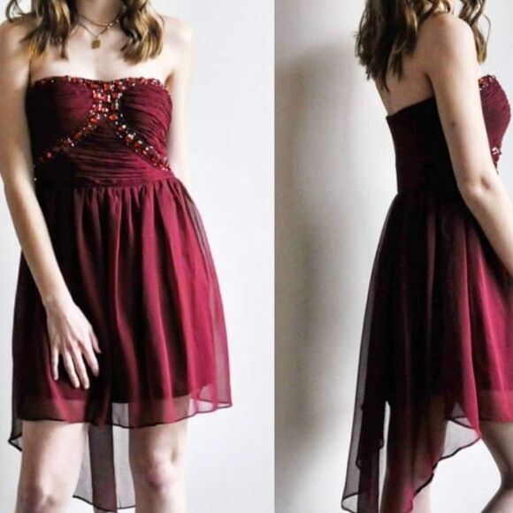 Jeweled Strapless Cocktail/Formal Dress‎ - Picture 7 of 16